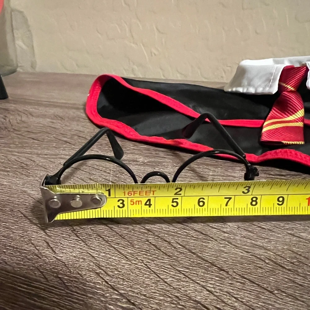 Cat Harry Potter Gryffindor Halloween Dress Up Cosplay Costume Cape Glasses NWT